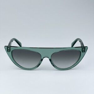 Celine CL40228I 93B BRAND NEW Sunglasses Green Grey Gradient Geometric Women